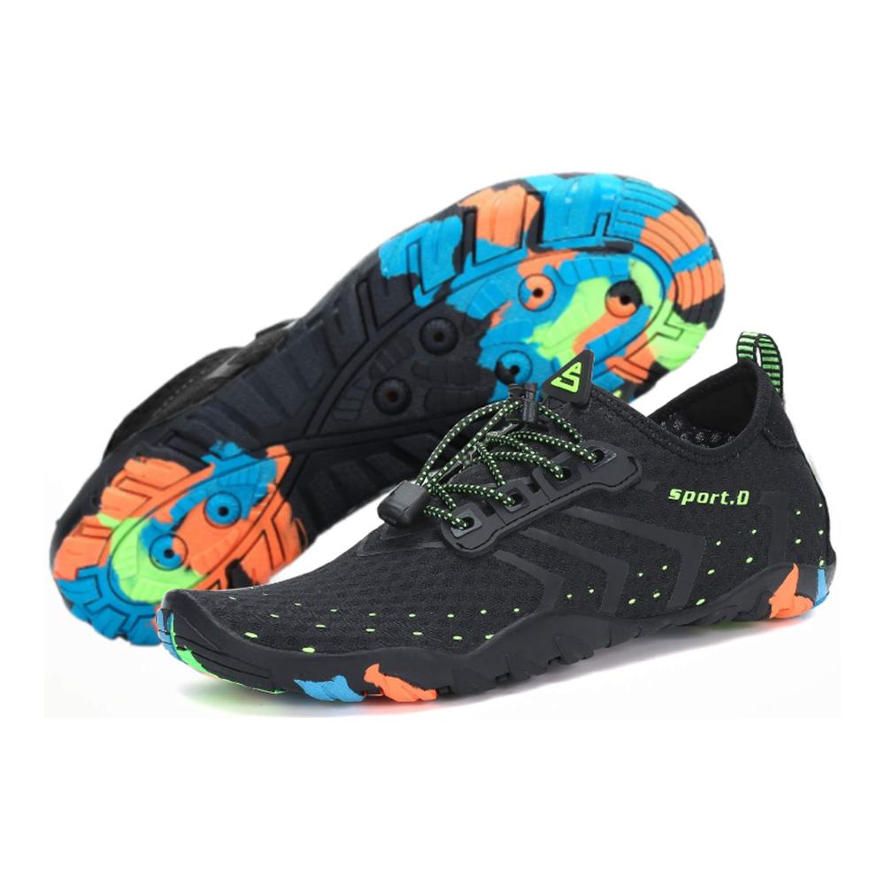 Bequeme Unisex Badeschuhe | Atmungsaktiv Dicke Sohle | Gr. 36-46 | Top Qualität auf