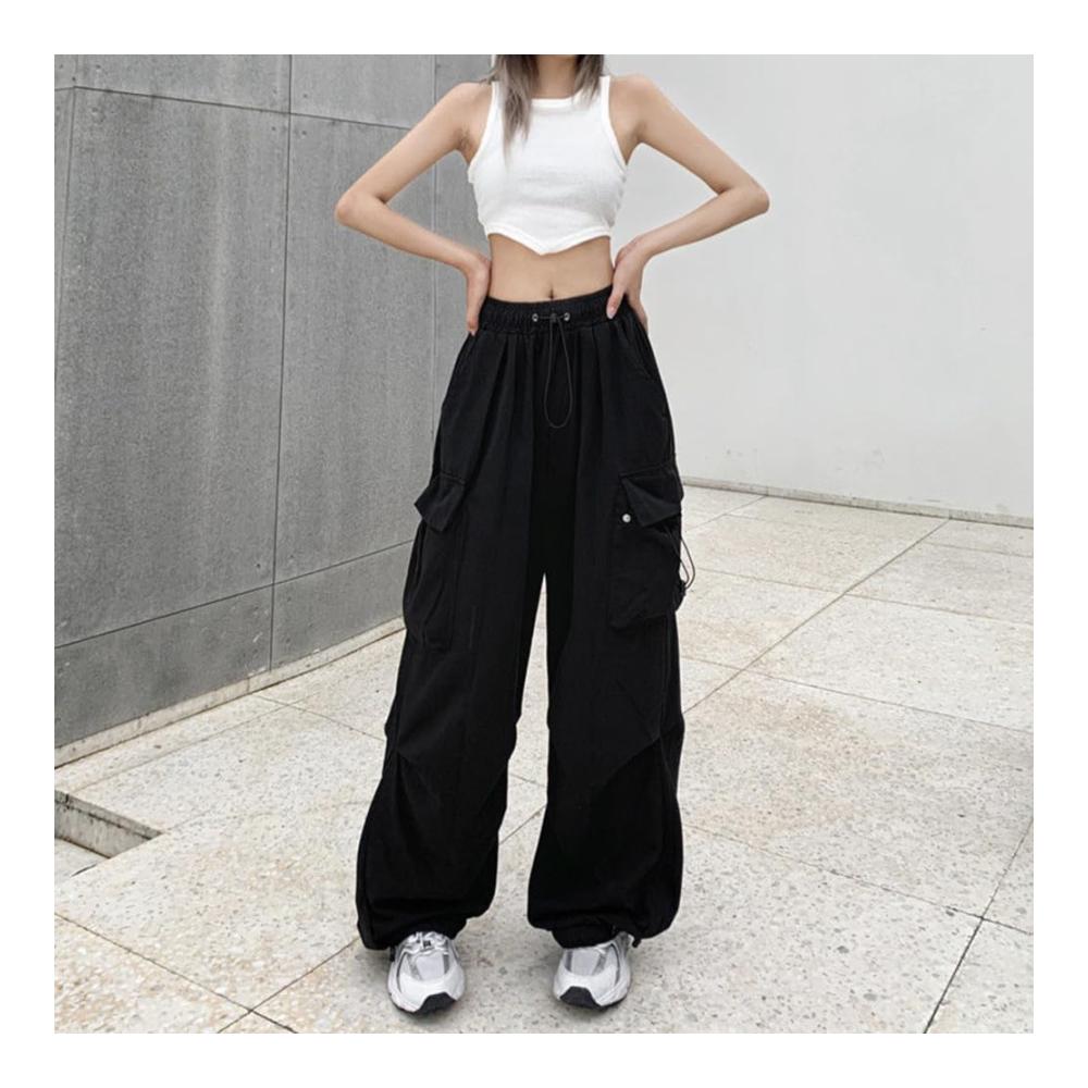 Damen Hosen mit weitem Bein zum Sport und Freizeit aus atmungsaktivem Polyester