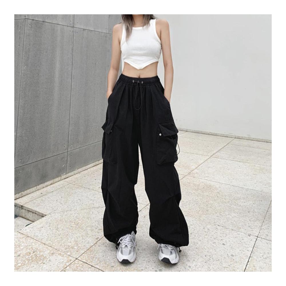Damen Hosen mit weitem Bein zum Sport und Freizeit aus atmungsaktivem Polyester