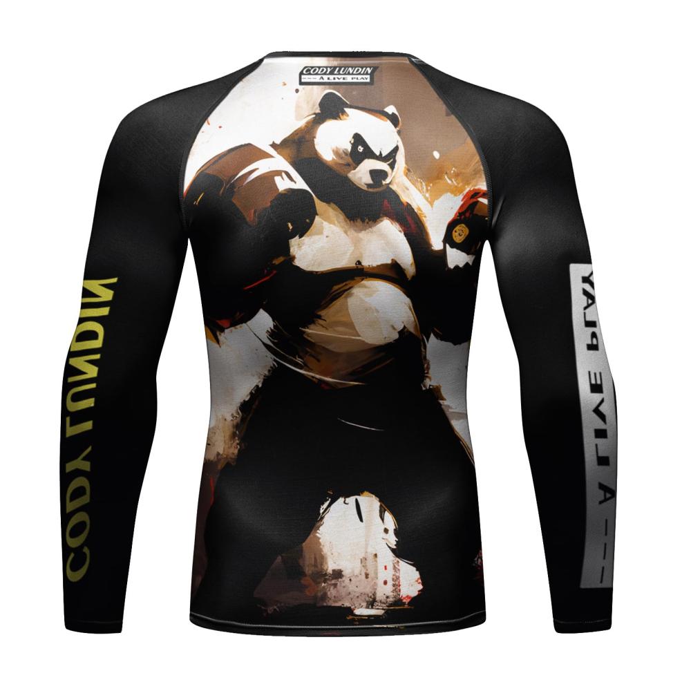 Cody Lundin Herrenanzüge Zweiteilige Herren-Sportoberteile und lange Kompressionshose atmungsaktive und schnell trocknende Herren-Sweatanzüge mit 3D-Druck für jede aktive Gelegenheit (AA M