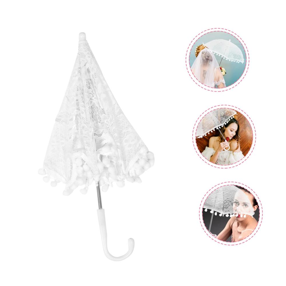 Entdecken Sie den zeitlosen Charme Stockschirme für stilvolle Mädchen. Vintage-Design mit Spitze perfekt als Geschenk für Blumenmädchen Hochzeiten und mehr