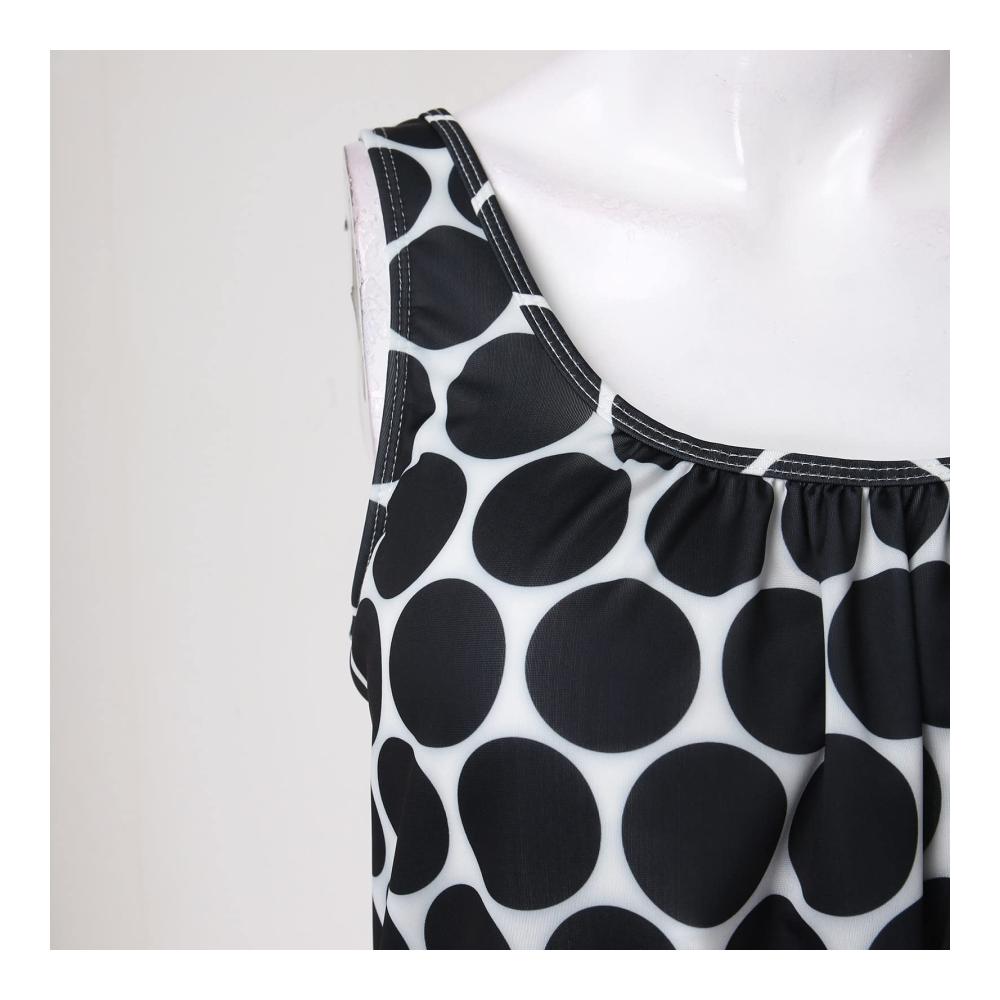 Attraktives Damen Tankini Set Modisches Polka Dot Beachwear Set für große Größen. Bauchweg Design Push-Up Effekt perfekt für Strand und Pool. Jetzt zugreifen