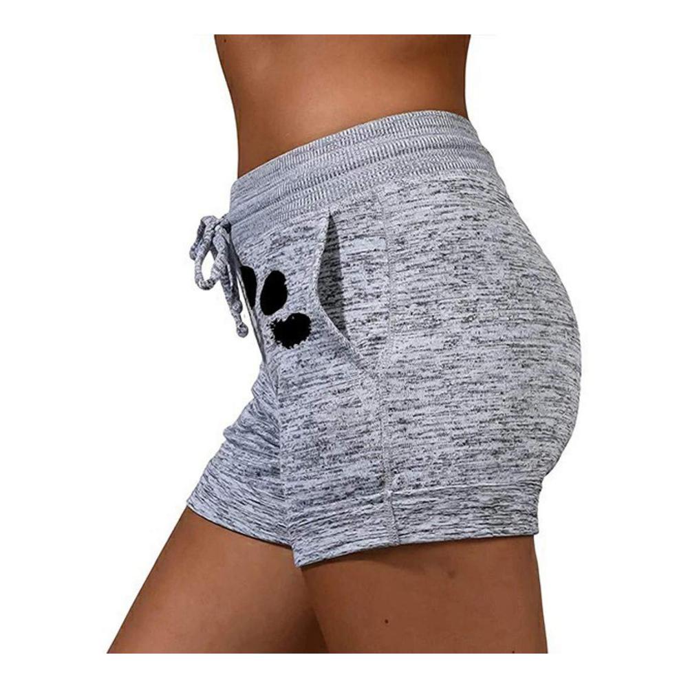Entdecke den sommerlichen Komfort Modische schnell trocknende Damen-Sport-Shorts für Yoga und Freizeit. Elastisch und bedruckt in dunkelblau Größe 5XL. Ideal für dein Workout