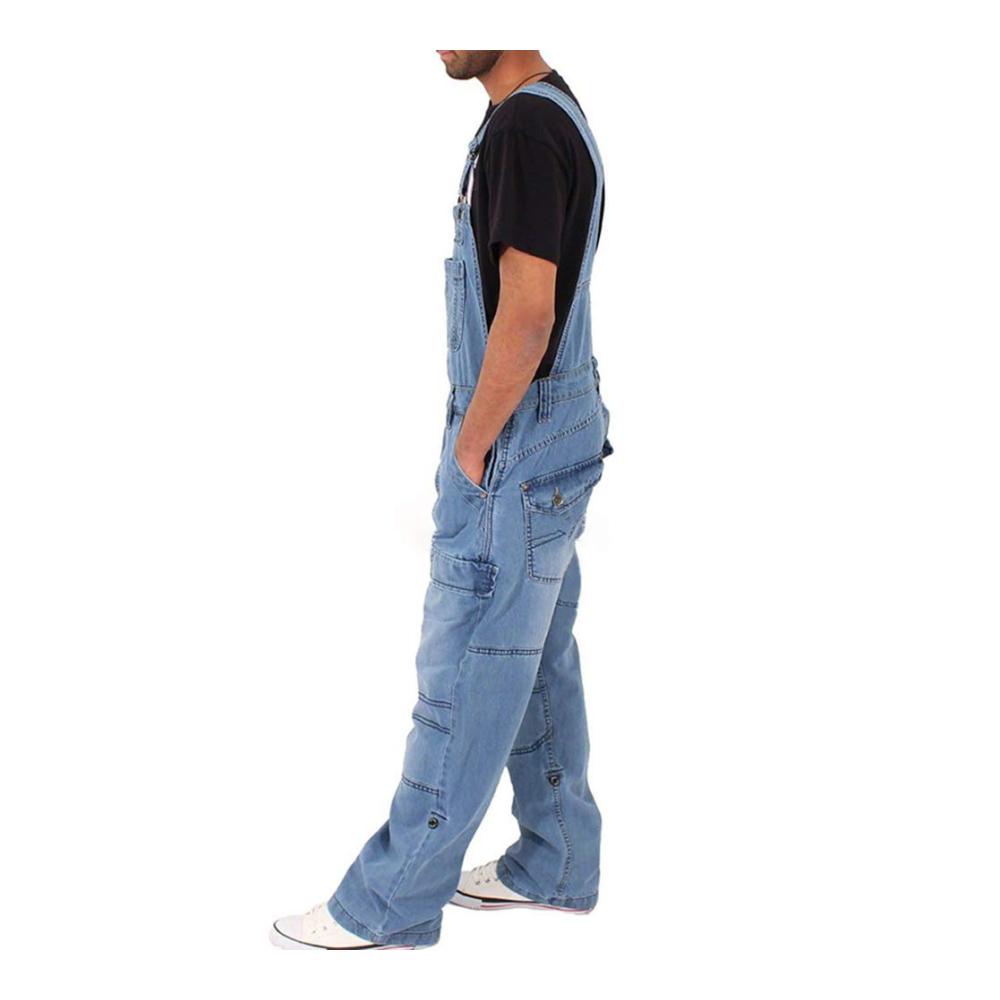 Entdecke den ultimativen Stil Herren Denim Overalls - Lockerer Fit für Arbeit und Freizeit