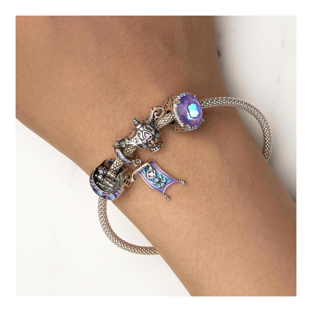 Entdecken Sie die Zauberwelt Bead Charms - Echte 925er Sterlingsilber-Anhänger mit magischen Perlen - Kürbiskutsche fliegender Teppich Zauberlampe und mehr - Perfekte Geschenkidee