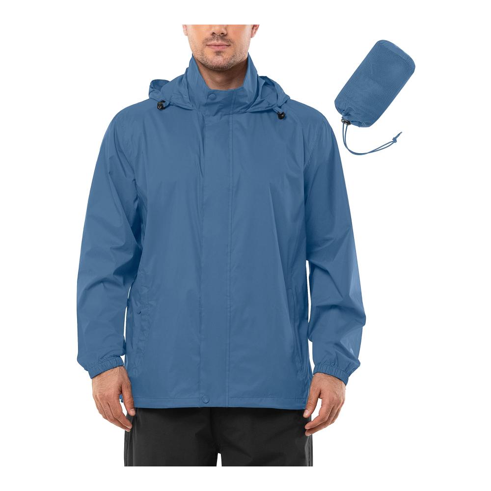 Wasserdichte & ultraleichte Regenjacke Herren für Fahrrad Sport & Outdoor | Atmungsaktiv & faltbar | Outdoor Ventures Regenmantel