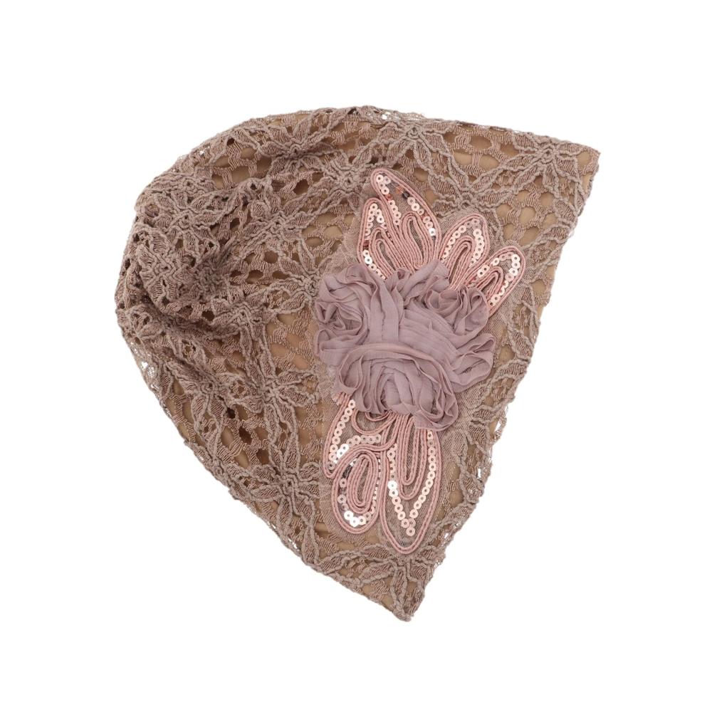 111er Set Spitze Haarturban-Sommerhaube für Frauen Duschhaube Chemo-Hut Beanie-Turban Kopfschlafhauben Nachtbedeckung Haarschutzkappe - für Haarausfall 1 Stück