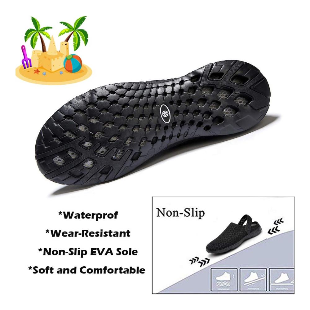 Ultimativer Komfort Unisex Clogs & Pantoletten – Sommerhausschuhe für Strand und Freizeit atmungsaktiv rutschfest weiche Sohle Damen/Herren 36-48
