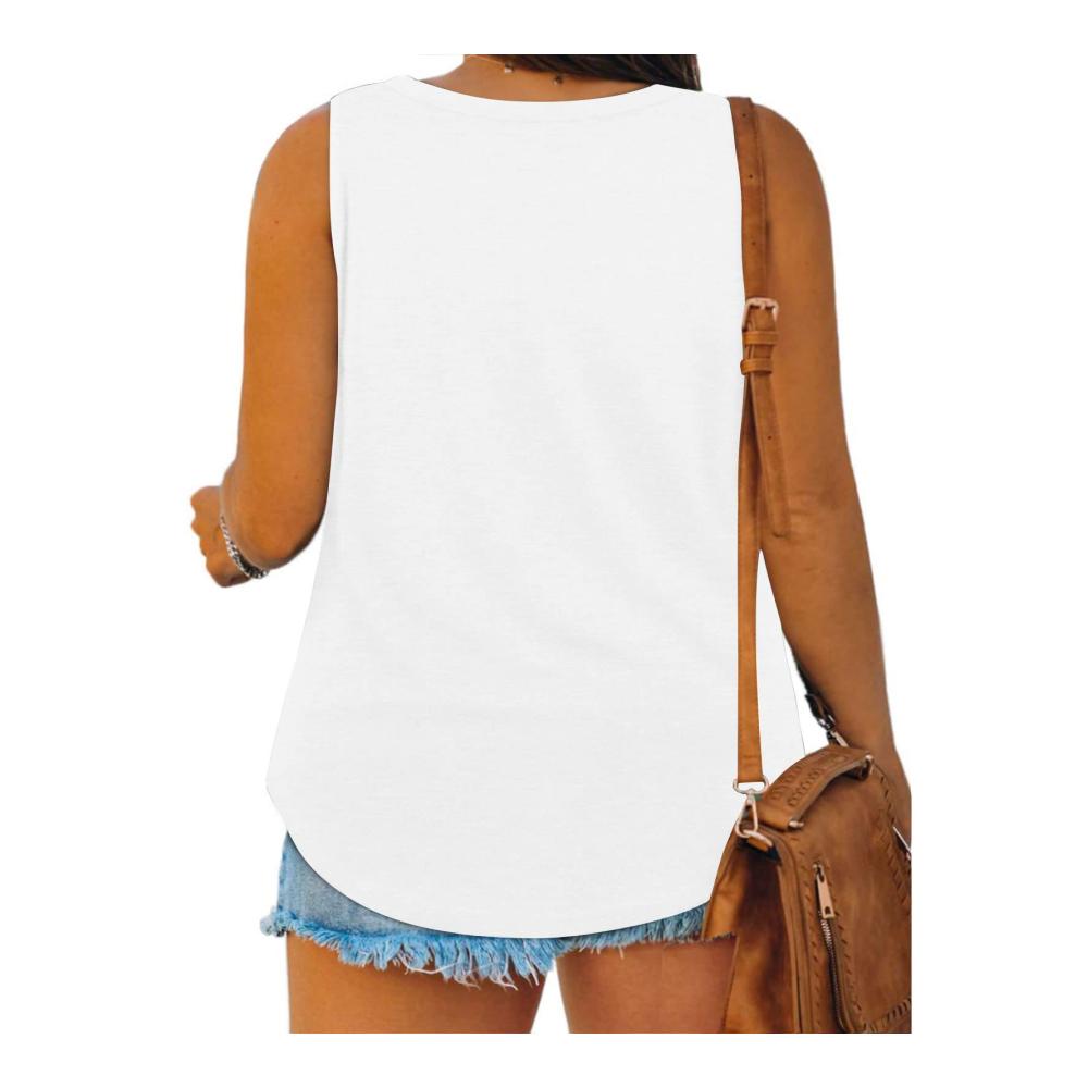 Entdecken Sie stilvolle Tanktops & Träger-Tops Damen Plus Size Tops für den Sommer! Lässige Knopfleiste Rundhals und lose Passform. Perfekt für jeden Anlass