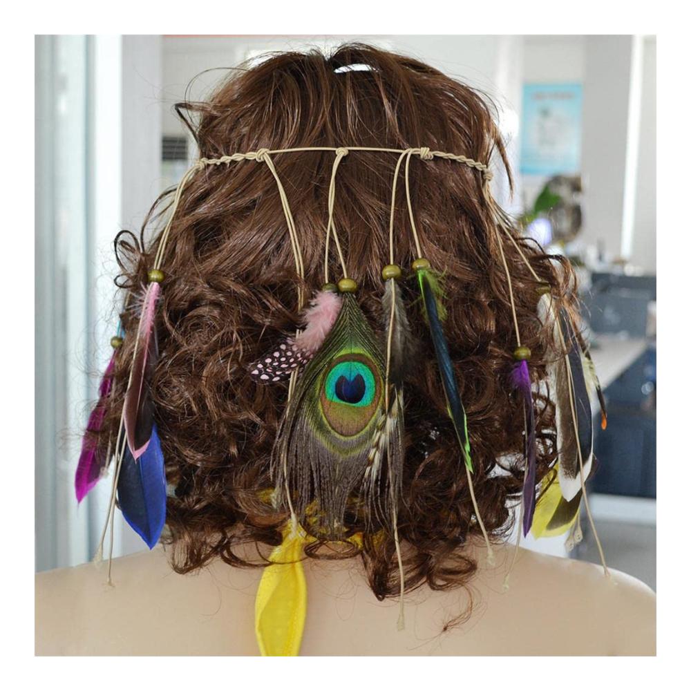 Entdecken Sie den Charme von Boho Gewebtes indisches Quasten-Stirnband - Perfekter Hippie-Haarschmuck mit Stil und Komfort für jeden Anlass