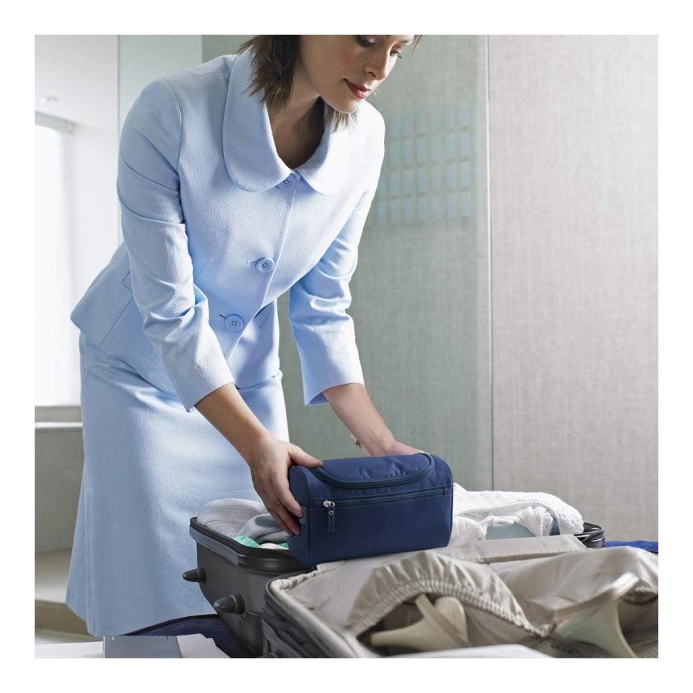 Hochwertige Reise-Kulturtasche für Damen und Herren Groß wasserdicht mit Mesh- und Reißverschlussfächern. Perfekt für Koffer und Handgepäck. Jetzt in Grün erhältlich