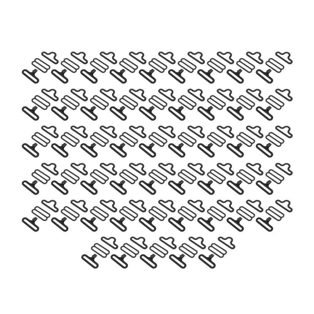Entdecken Sie die Vielseitigkeit von Metall-Kupfer-Fliegenclips! Perfekte 50 Sätze Hardware für Ihre anpassbare Fliege. Krawattenclip mit Hakenverschluss und verstellbarem Riemen