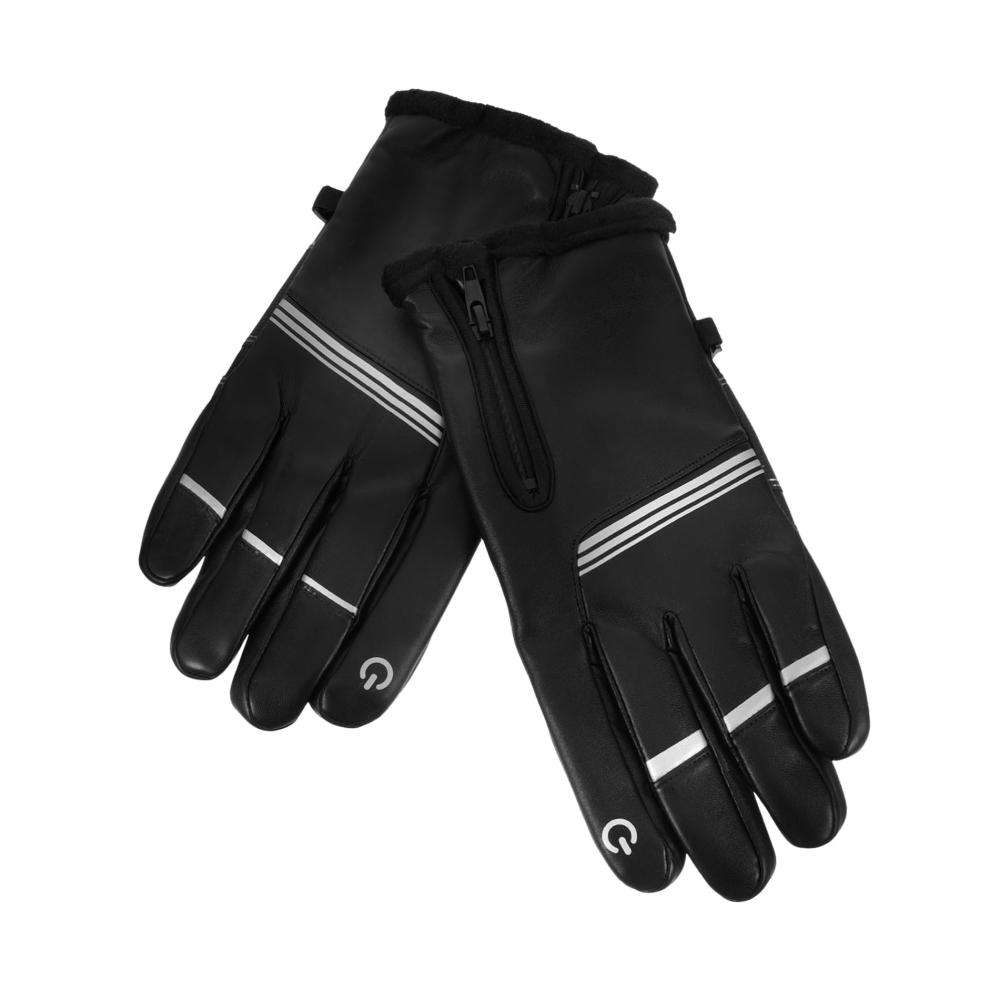 Atmungsaktive Winter-Fitnesshandschuhe Winddichte Sport-Handabdeckungen Vollfinger-Fahrradhandschuhe Polarfleece-Rennfahrer Handschuhe warmhaltend 1 Paar
