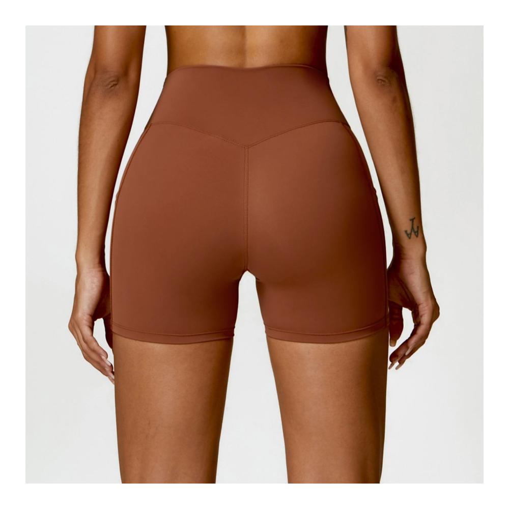 Damen Booty Scrunch Shorts Nahtlose High Waist Sport Shorts Push Up Workout Leggings Kurz Leggings Fitness Laufen Radlershorts