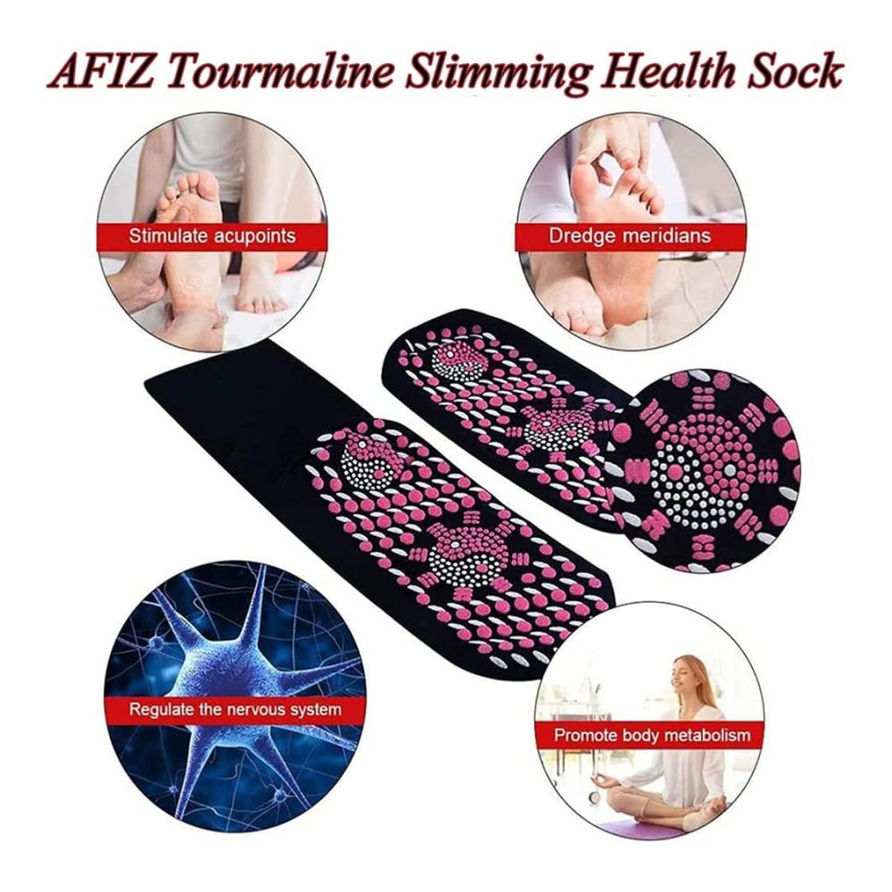 Verwöhnen Sie Ihre Füße mit 3 Paar Turmalin-Akupressur-Socken – Wärme Gesundheit und Komfort in einem! Entdecken Sie jetzt die Wohltat für Ihre Sohlen! 🧦🔥 Socken Gesundheit Wärme