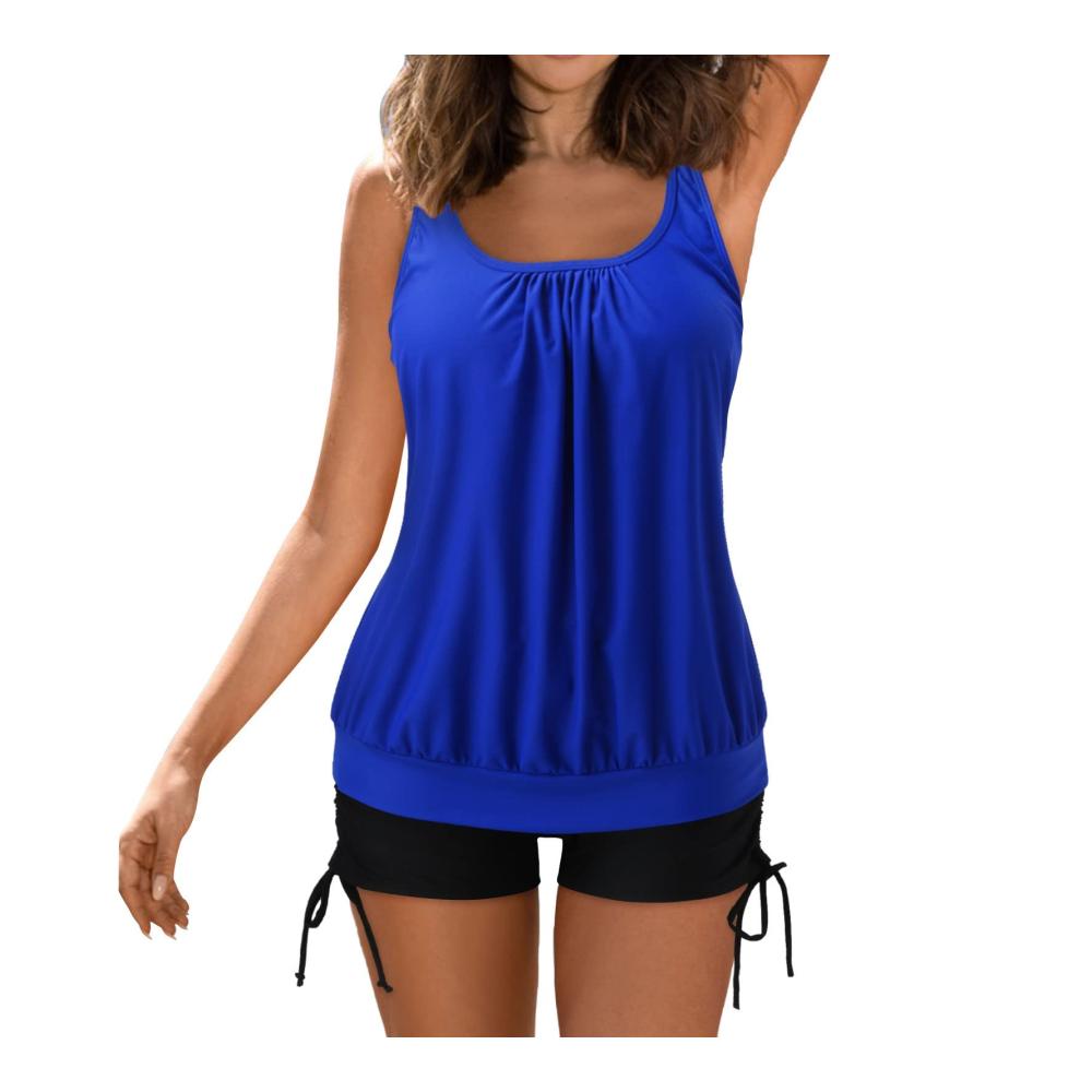 Attraktives Angebot Trendige Tankini Sets für Frauen – Bauchweg Beachwear in XXXXL Blau 3 – Jetzt zugreifen und stilvoll baden