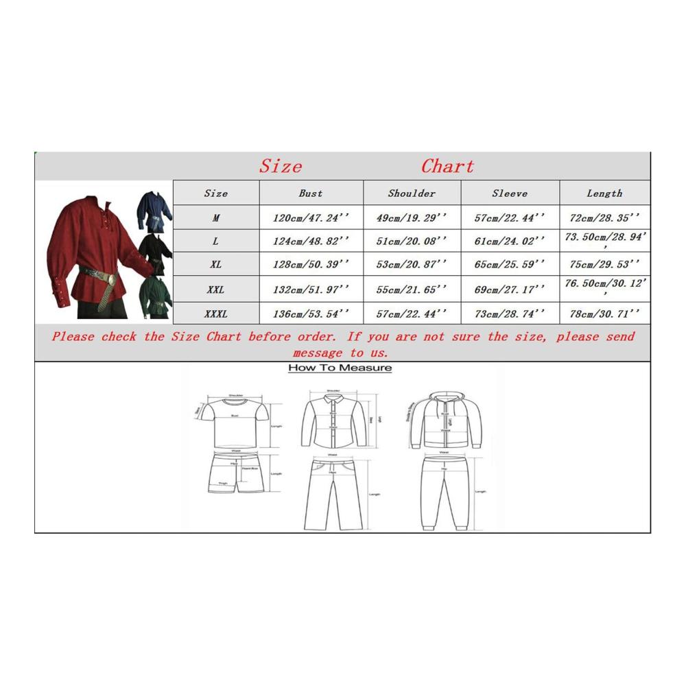 Mittelalterliche Hemden & T-Shirts Langärmelige Ethno-Retro-Tunika für Herren mit Riemchenmuster. Ein stilvolles Mittelalter-Kostüm ohne Gürtel
