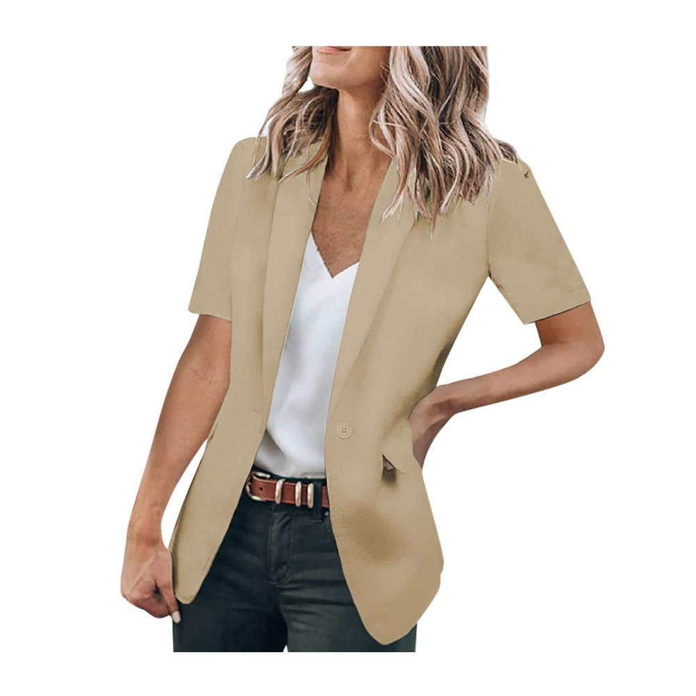 Stilvoller Crop Blazer für Frauen Elegante Leichtigkeit für Büro und Freizeit - Perfekt geschnitten und vielseitig tragbar. Entdecken Sie Ihren neuen Lieblingsbegleiter