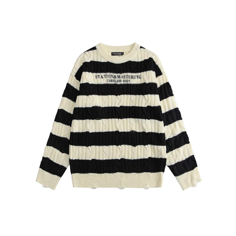 Entdecken Sie den ultimativen Komfort Lockerer übergroßer Retro-Pullover für Damen - Ein fauler Paar-Pullover zum Verlieben