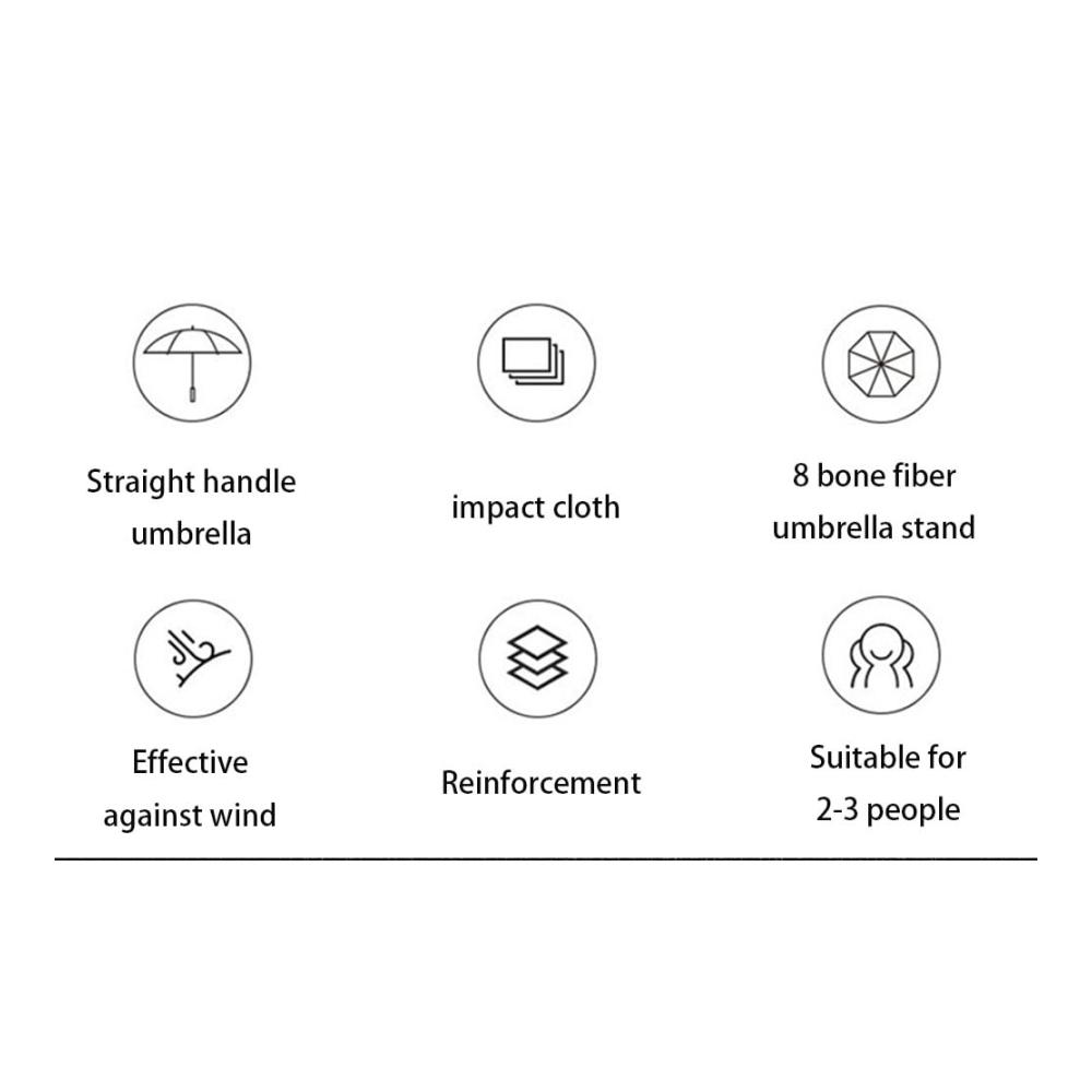 Der ultimative schwarze Stockschirm Automatisches Öffnen/Schließen super Belüftung wind- & regenfest verstärkte Oberfläche für Sonne & Regen perfekt