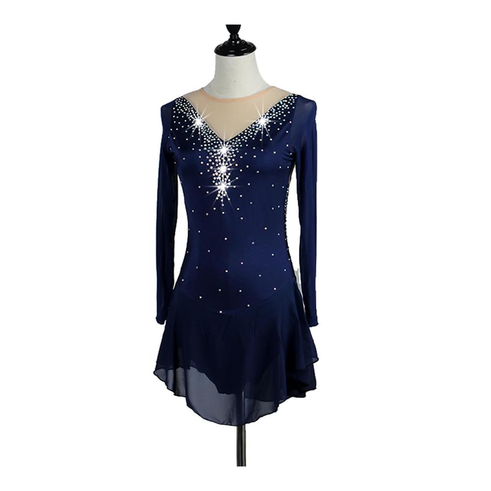 Perfektion auf Eis Glitzernde Kleider für Mädchen und Frauen - Eiskunstlauf Rhythmische Gymnastik und mehr! Einzigartige Performance-Kostüme mit Strass verzaubern die Bühne