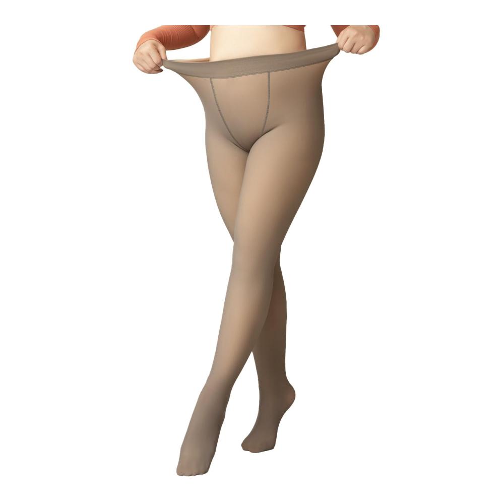 Plus Size Damen Thermostrumpfhose Warme Fleece Pantyhose für den Winter - Komfort und Stil in einer gefütterten Strumpfhose! Atemberaubend durchsichtig aber trotzdem perfekt warm