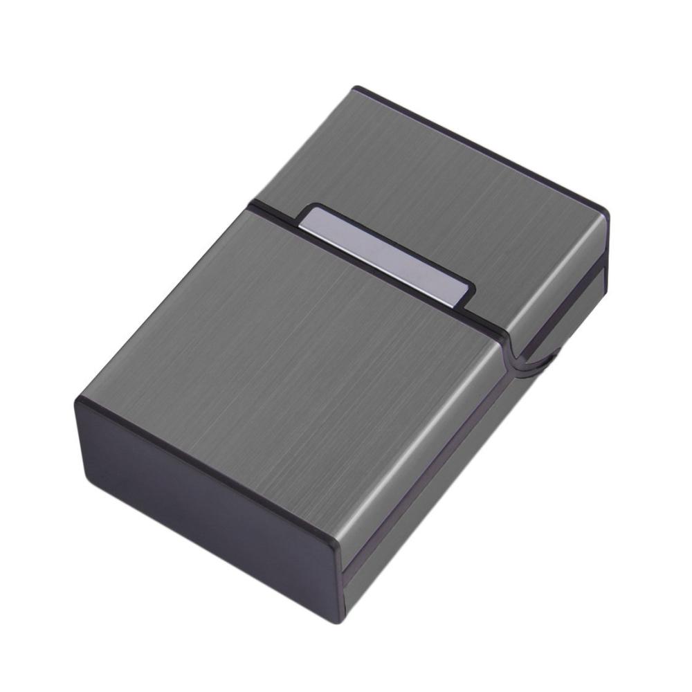 Stilvolles Zigarettenetui aus leichtem Aluminium Praktische Aufbewahrung für Ihre Zigaretten und Zigarren in einem eleganten Behälter