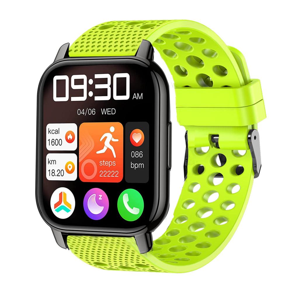 Hochwertiges Silikon Uhrenarmband für Popglory Smartwatch 1.85 Zoll | Kompatibles Sportliches Ersatzarmband für Popglory P66 | Stilvoll & Strapazierfähig