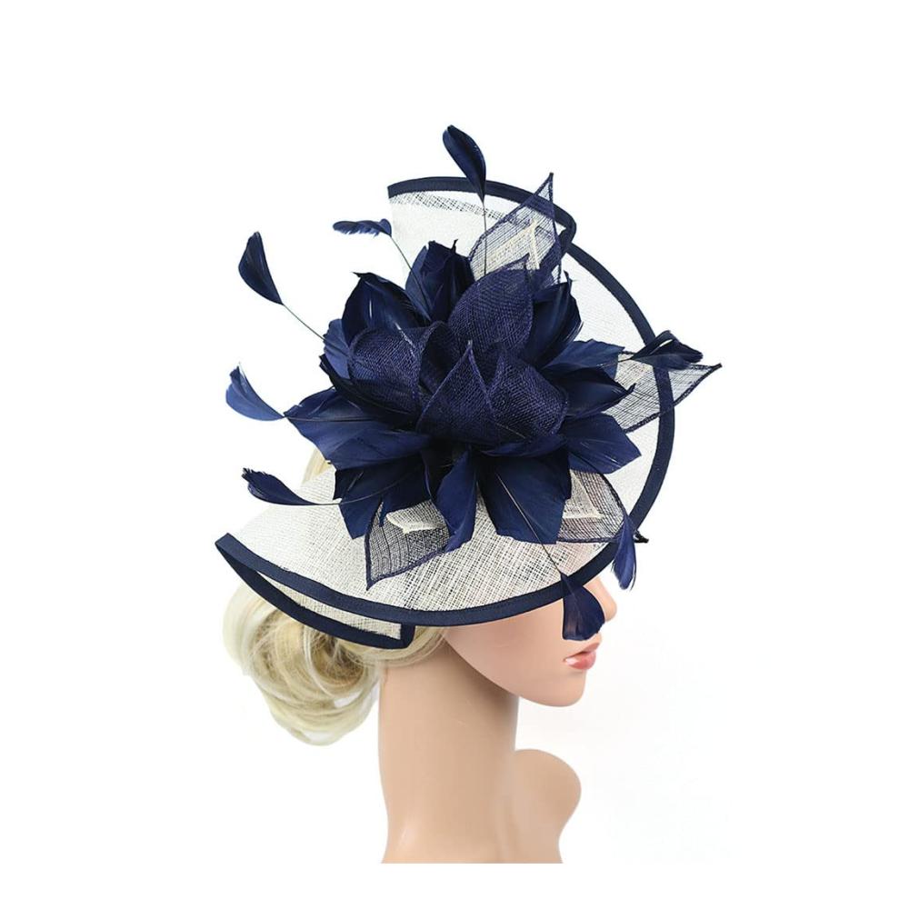 Erstaunliches Haarband-Sortiment VMAKBUWIS Feder-Stirnband & Blumen-Fascinator-Hut für Frauen - Perfekt für Partys & Fotoshootings