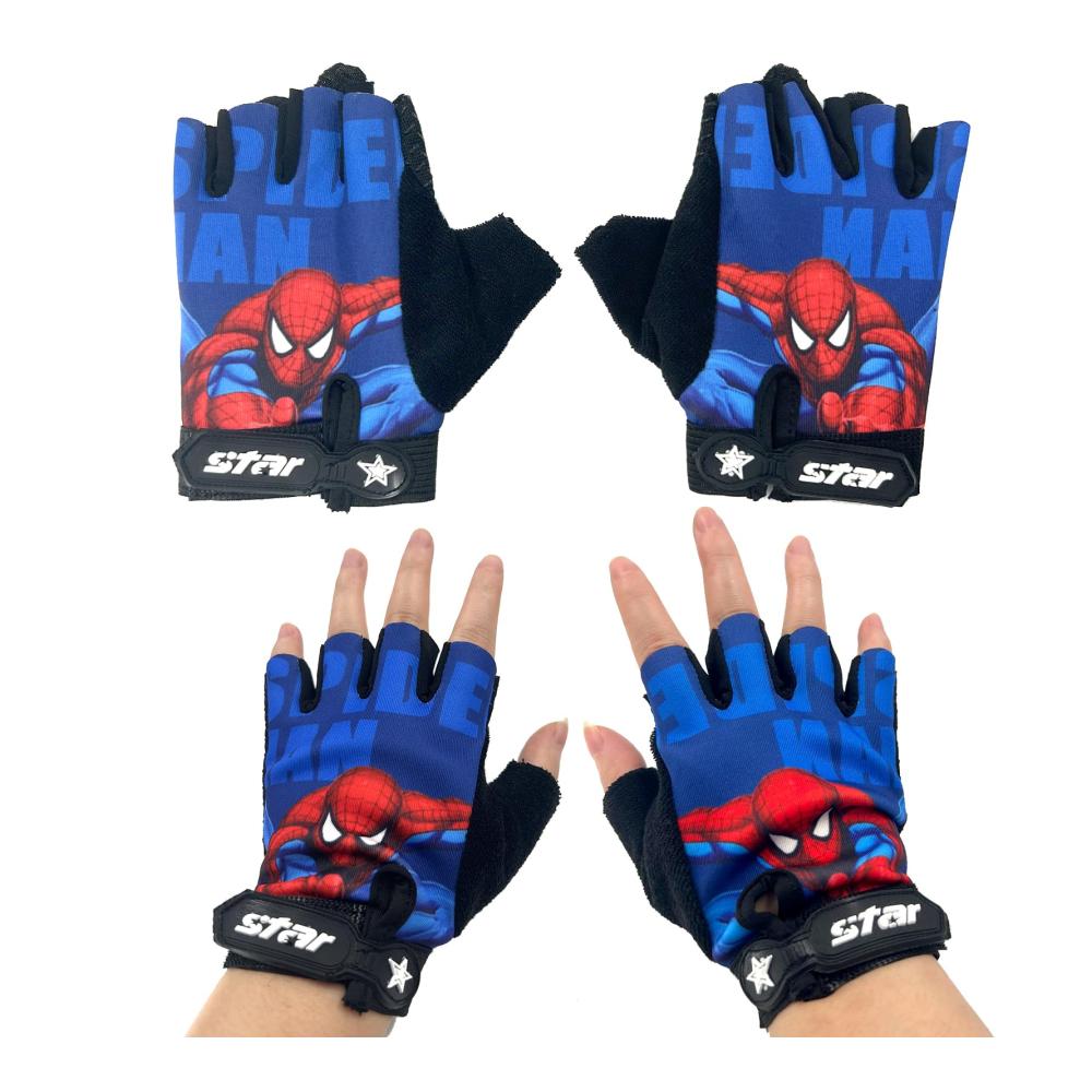 Fingerlose Kinder Fahrrad- und Kletterhandschuhe – Perfekter Griff und Schutz für Abenteuer! Robuste Spider BMX Radhandschuhe für Jungen 6-10 Jahre. Entdecke den Komfort