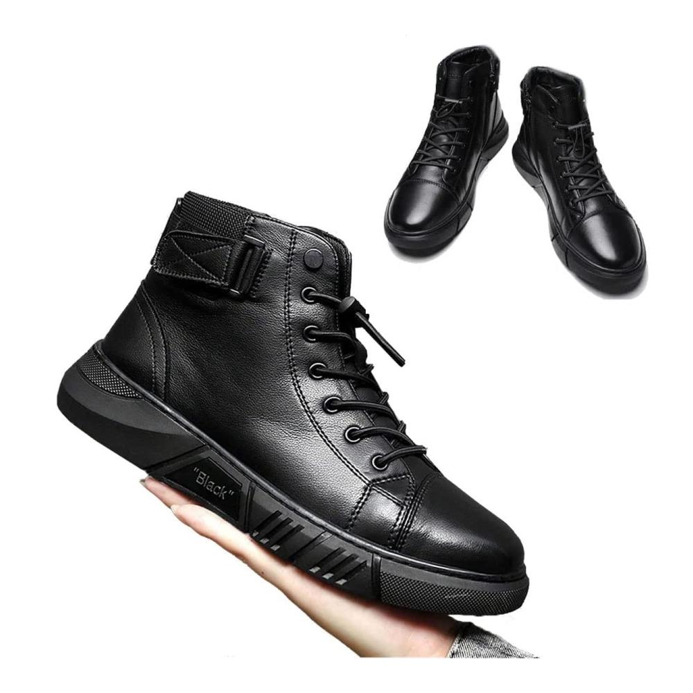 Entdecken Sie stilvolle Eleganz Handgefertigte italienische High-Top-Lederstiefel für Herren inspiriert vom britischen Stil. Ein Muss für Ihre Garderobe 2024