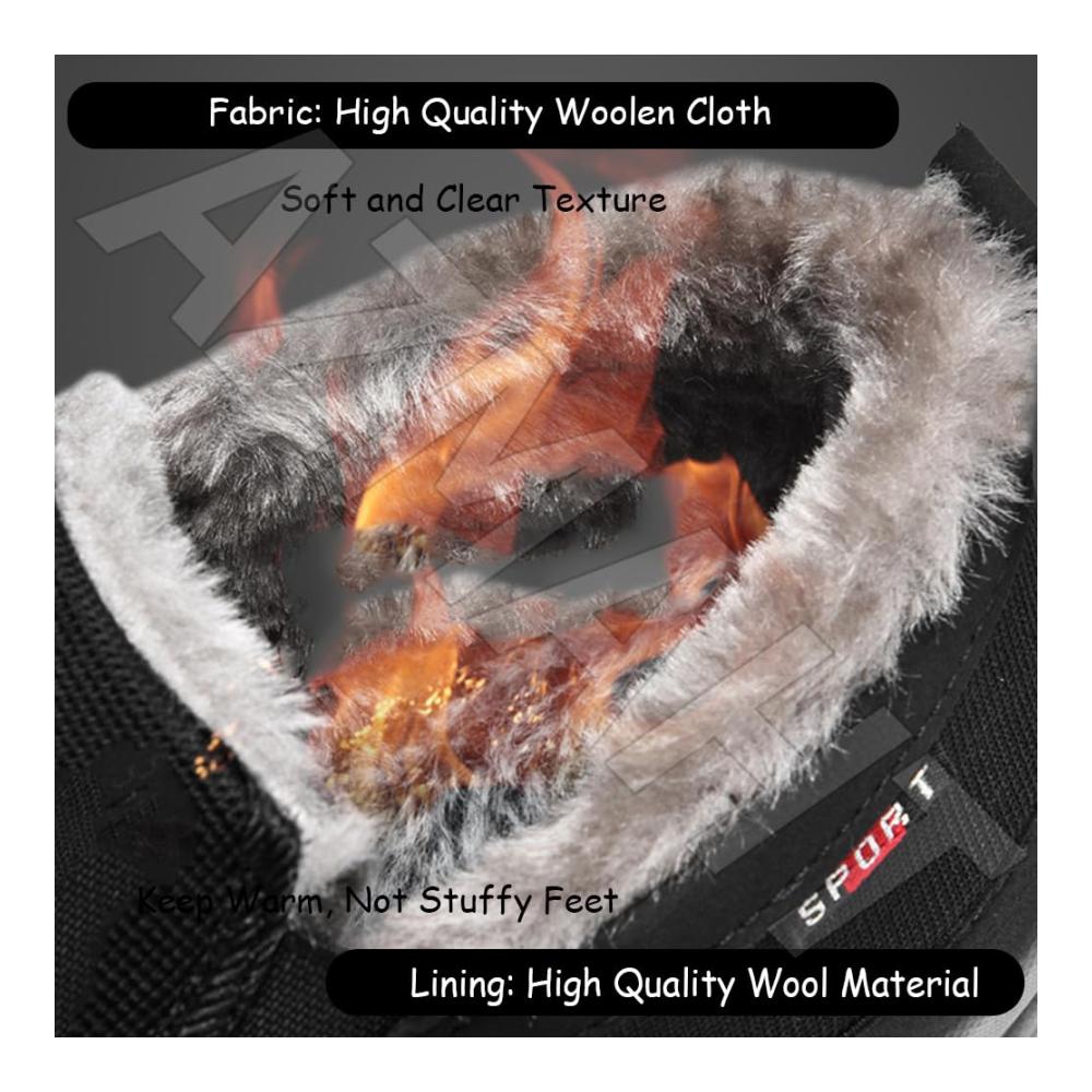 Entdecken Sie die ultimativen Herren-Trekking-Wanderschuhe Warm wasserdicht & gemütlich für den Winter. Leichte braune Sneaker in Größe 42/260 mm für Outdoor-Abenteuer Camping und Klettern