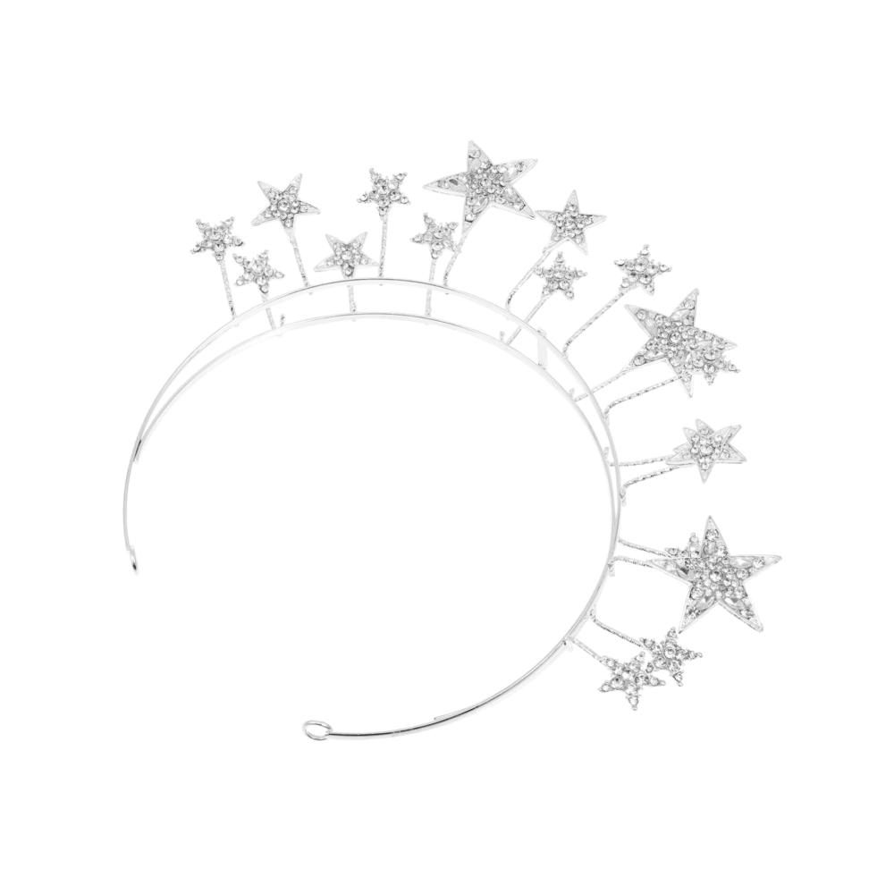Glänzende Haarbänder Funkelnde Sterne und Strass für magische Hochzeits-Styles! Perfekter Haarschmuck für Kinder Mädchen und göttliche Prinzessinnen. Gönnen Sie sich strahlenden Glamour
