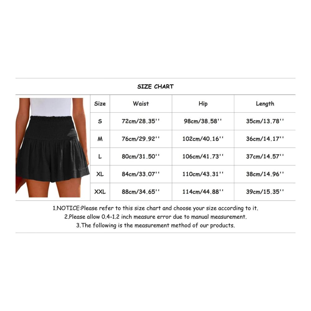 Elegante Damen Sommer Shorts High Waist Kurz für Running Strand & Casual Look - Trendige Hotpants für den perfekten Sommerstyle