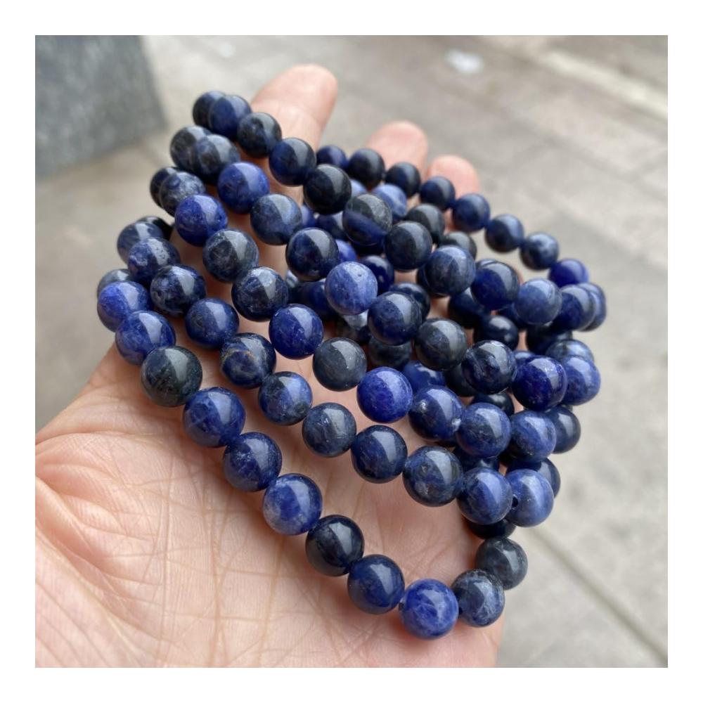 Entdecke das perfekte Geschenk Verstellbares Chakra Armband mit Dumortierit-Natursteinperlen. Einzigartiger Armschmuck für Frauen Mädchen und Jungen. Weihnachtsschmuck der Herzen berührt