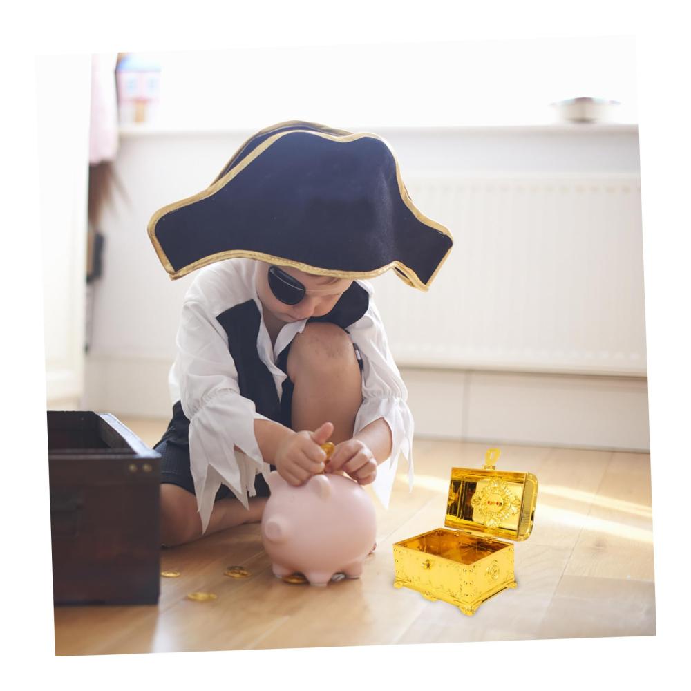 Entzückendes Kinder Schmuckkästchen Stauraum für kleine Schätze und Accessoires mit Spielzeug- und Dekorationselementen. Perfekt für stilvolle Aufbewahrung