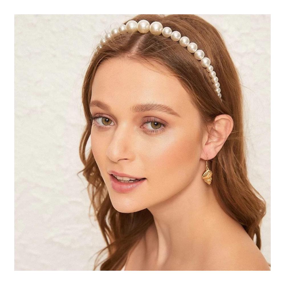 Erleben Sie den Glamour Elegante Haarbänder mit Simulation Perlen für stilvolle Frauen. Handgearbeitete Koreanische Designs mit Schleifen Blumen und Hoops. Perfekt für Hochzeit und mehr