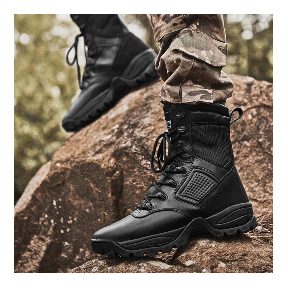 Ultimative Militär & Tactical Kampfstiefel für den Outdoor-Einsatz! Strapazierfähig atmungsaktiv & sicher. Ideal für Armee-Patrouillen und Sicherheitsdienste in jedem Terrain