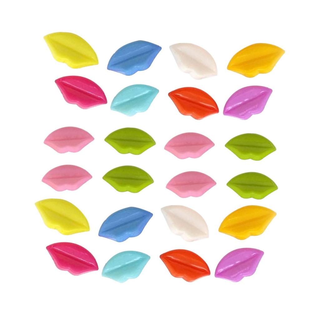 Entdecken Sie die Vielfalt der Click-Buttons 100er Packung mit Sicherheitsaugen farbigen Lippenformen und mehr für DIY Nähen Scrapbooking und Schmuckgestaltung