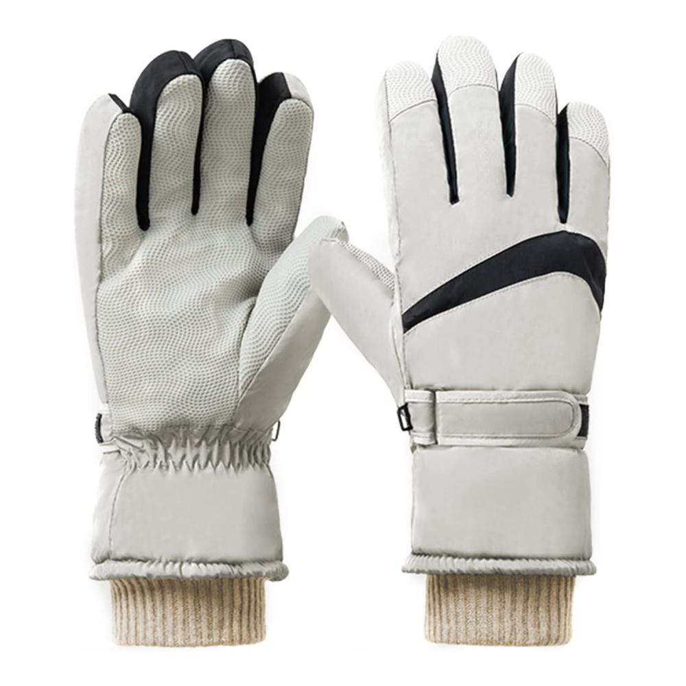 Wasserdichte Skihandschuhe Winter Warme Schneehandschuhe Hoch atmungsaktiv für Erwachsene | Polyester Ski Snowboard Outdoor Handschuhe C/1133