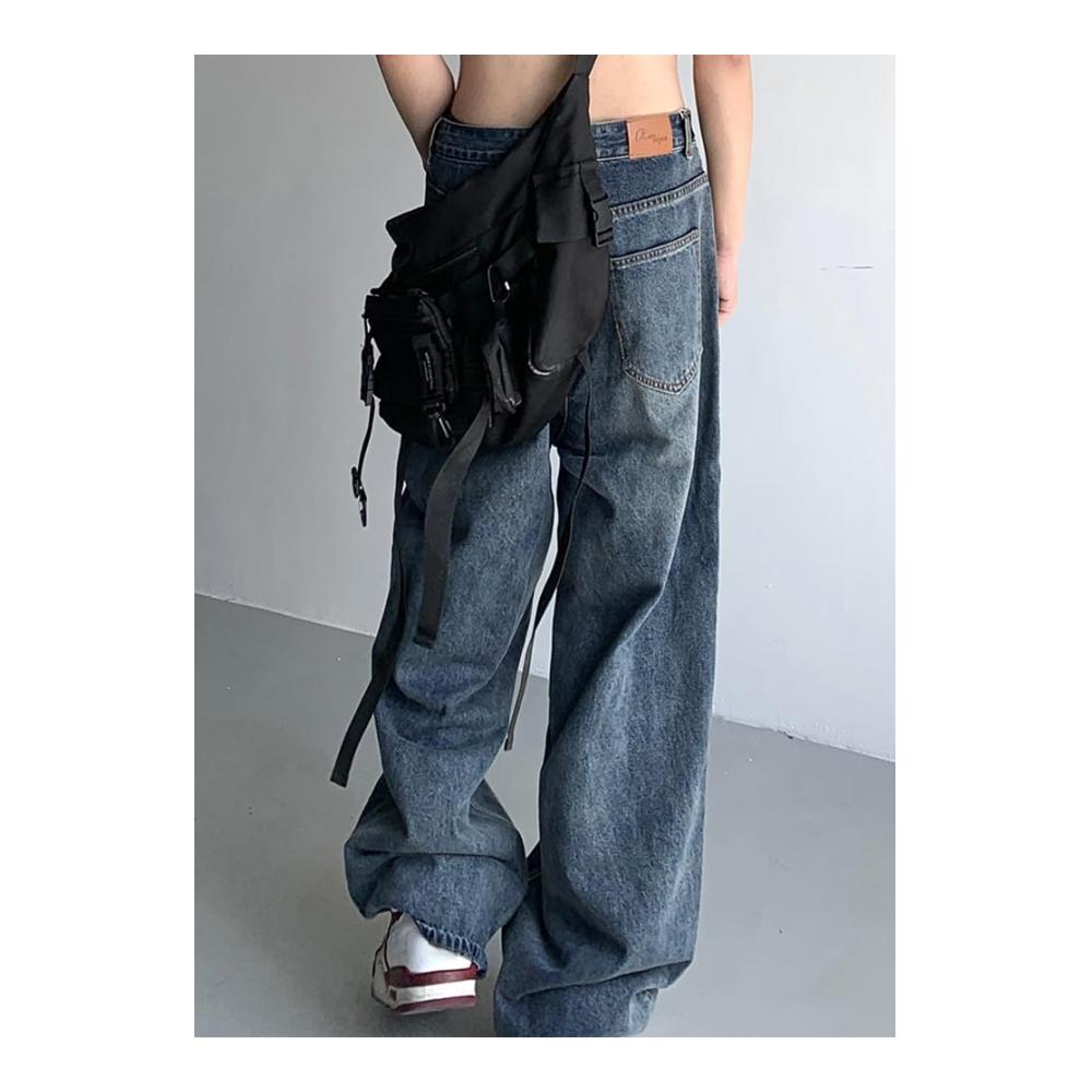 Stylische Jeanshosen für Herren Baggy Jeans im Hip Hop Design! Coole Streetwear für Teenager Jungs - Perfekt zum Skaten und für lässige Outfits