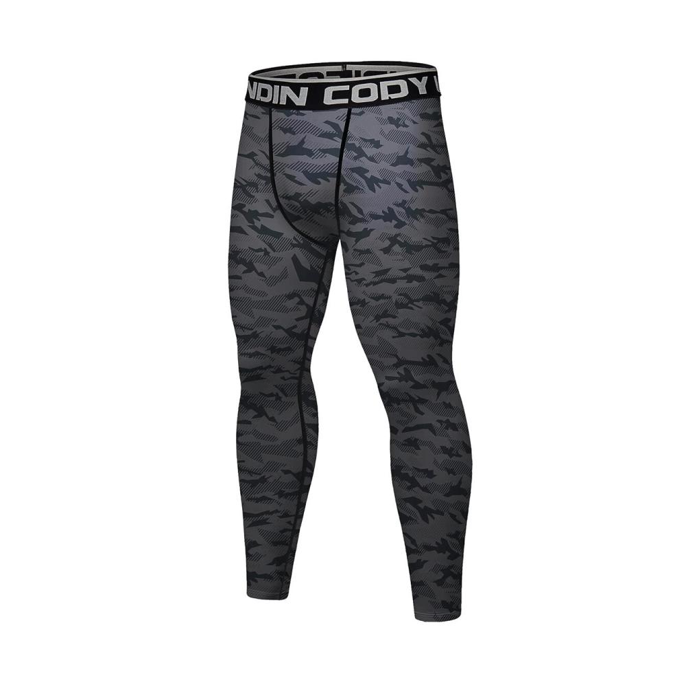 Kompressions-Fitnessanzug für Männer – Cody Lundin Herren Kompressionsshirt und Hose mit Kurzarm Enge Basisschicht Sportbekleidung für Freizeit Fitness Outdoor-Aktivitäten