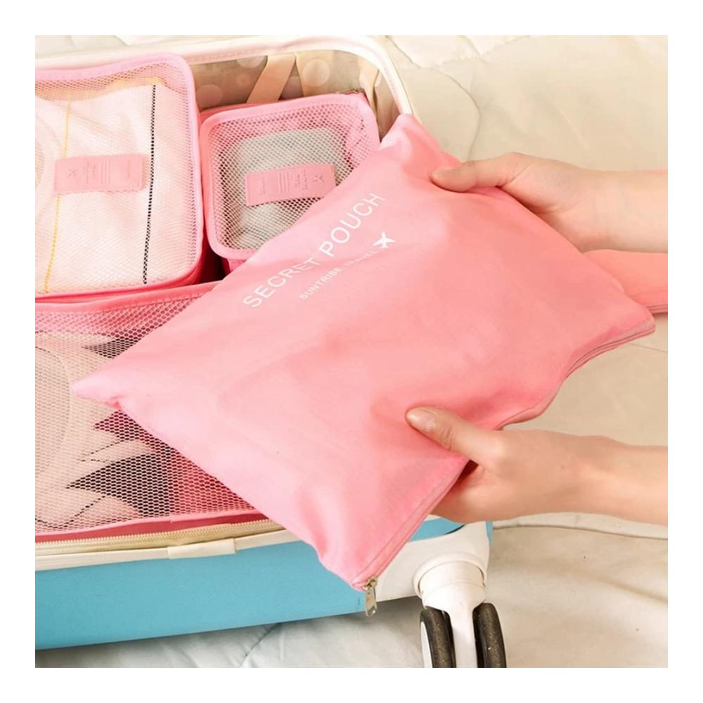 Maximale Ordnung auf Reisen 6-teiliger Kofferorganizer-Set für effizientes Packen und stressfreie Ausflüge! Nie wieder Chaos im Koffer
