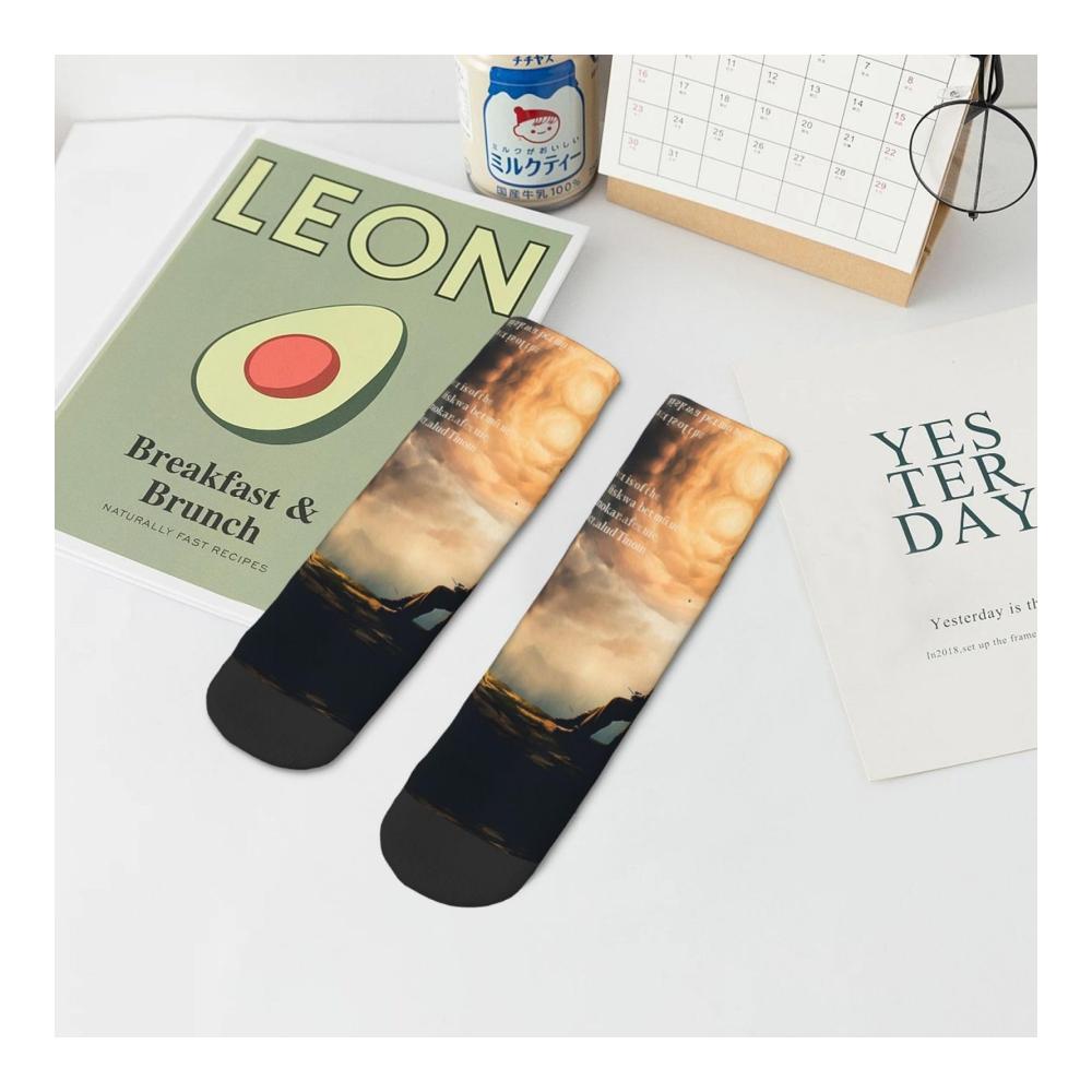 Bequeme Knöchelsocken mit inspirierenden Zitaten für Damen und Herren - Modische Muster inspirierende Botschaften One Size passt allen