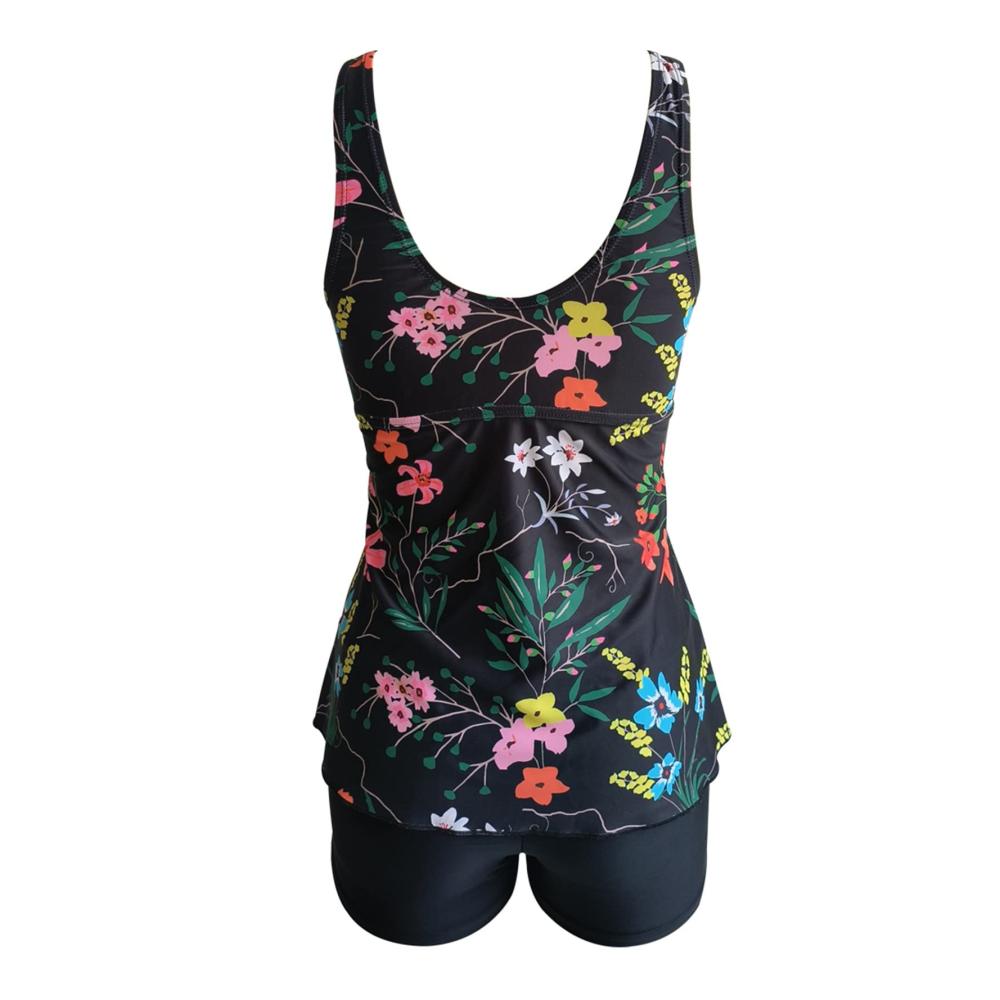 Attraktives Tankini-Set Bauchweg Damen Badeanzug mit Push-Up Oberteil und Shorts. Stilvoll figurformend und perfekt für den Strand. Jetzt entdecken