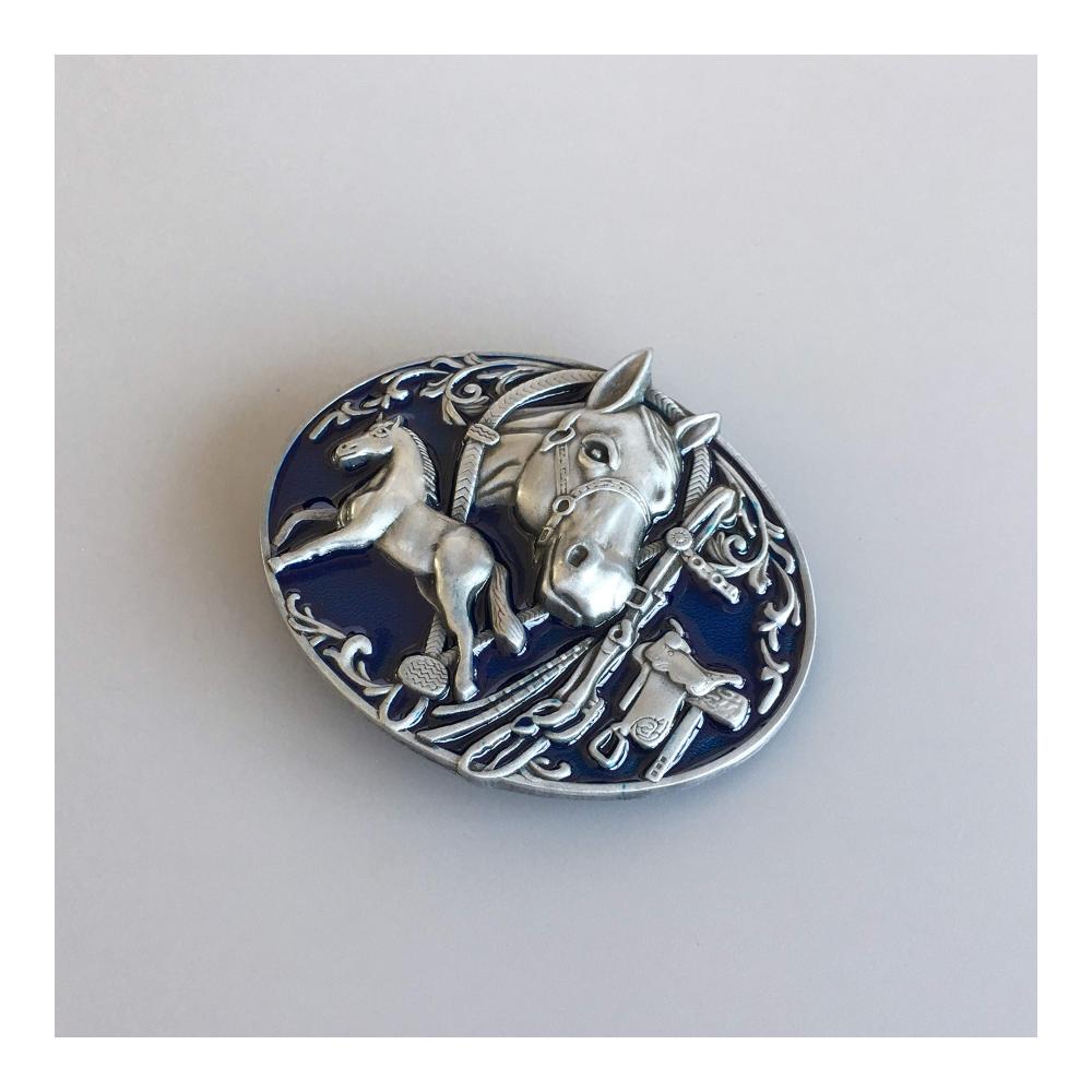 Exklusive Vintage Rodeo Cowboy-Gürtelschnalle – Handgefertigte Oval-Schnalle im authentischen US-Stil! Jetzt erhältlich! Sichern Sie sich Ihren Stil