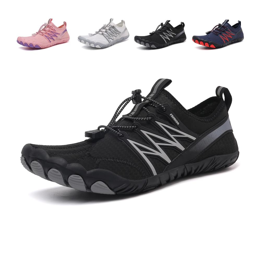 QJJQ Barfußschuhe Atmungsaktive Wasserschuhe für Damen und Herren - Schnell trocknend rutschfest und leicht - Perfekt für den Strand und das Wasser! Jetzt bei  erhältlich