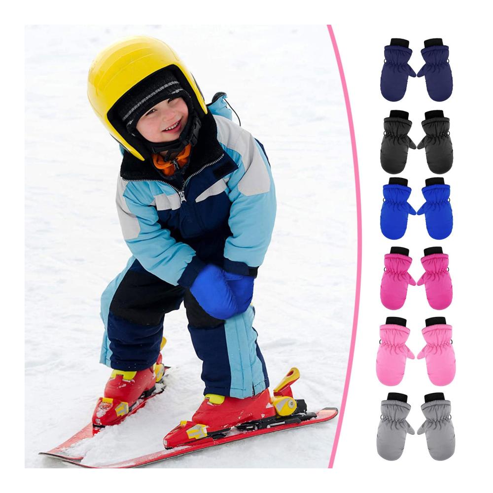 Warme Winddichte Kinder Skihandschuhe - Perfekt für Wintersport Outdoor-Abenteuer und Schneeballschlachten unter Null Grad