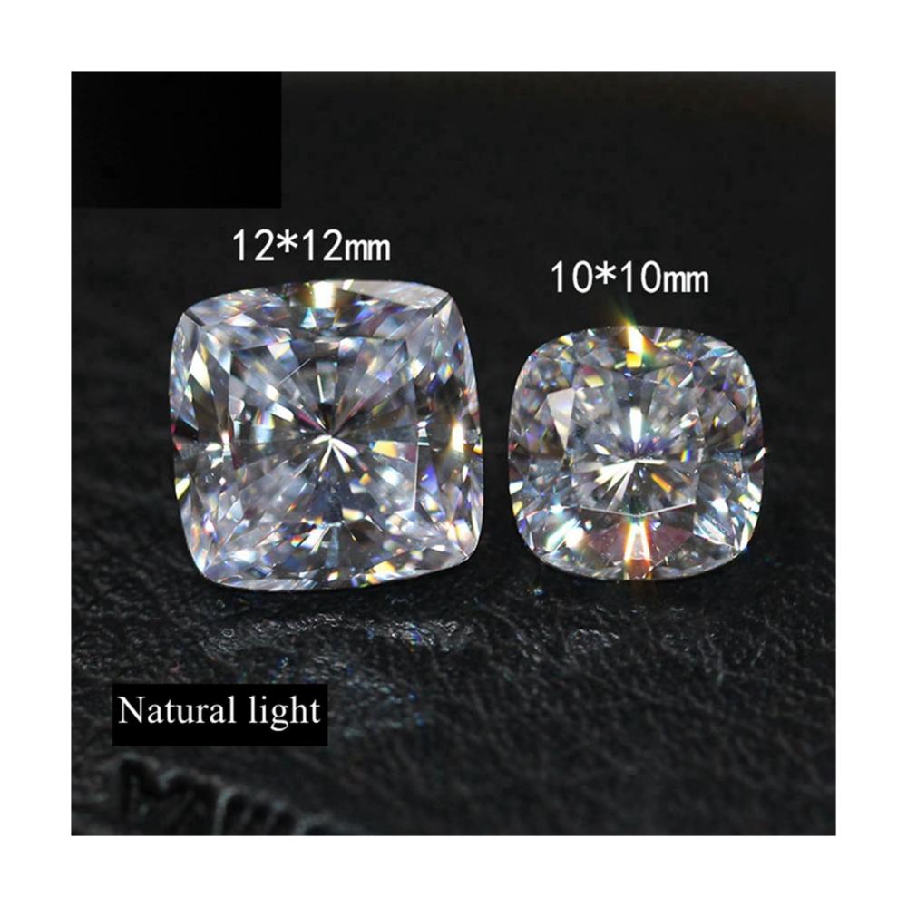 Brillanter Luxus Natürlicher weißer Saphir 14.0 Karat 12x12mm quadratischer Schnitt. AAAAA VVS Qualität für exquisite Schmuckstücke mit Edelsteinen. Entdecken Sie die Eleganz der Edelsteine