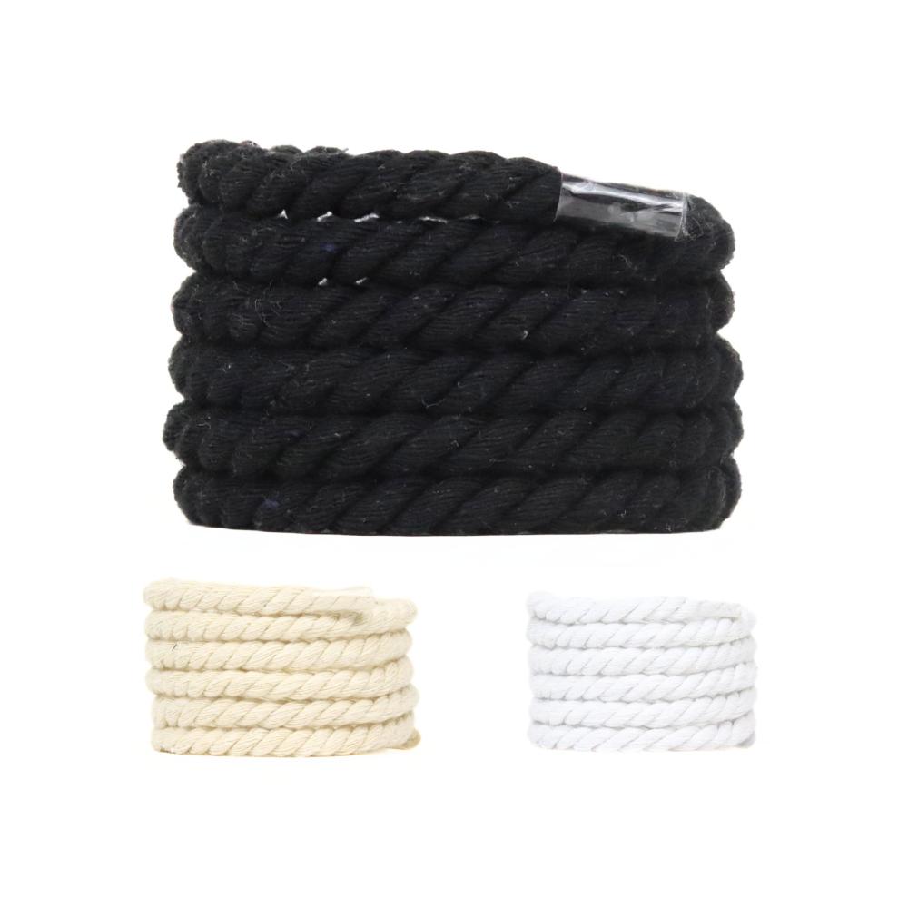 Entdecke die Vielfalt Phat Laces 8mm dick 150cm lang 3 Farben! Robuste Seilschnürsenkel für coole Sneaker-Looks